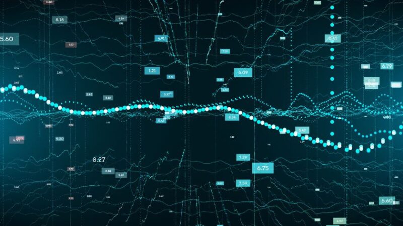 Visualisation de données Big Data avec graphiques dynamiques et chiffres analytiques en temps réel